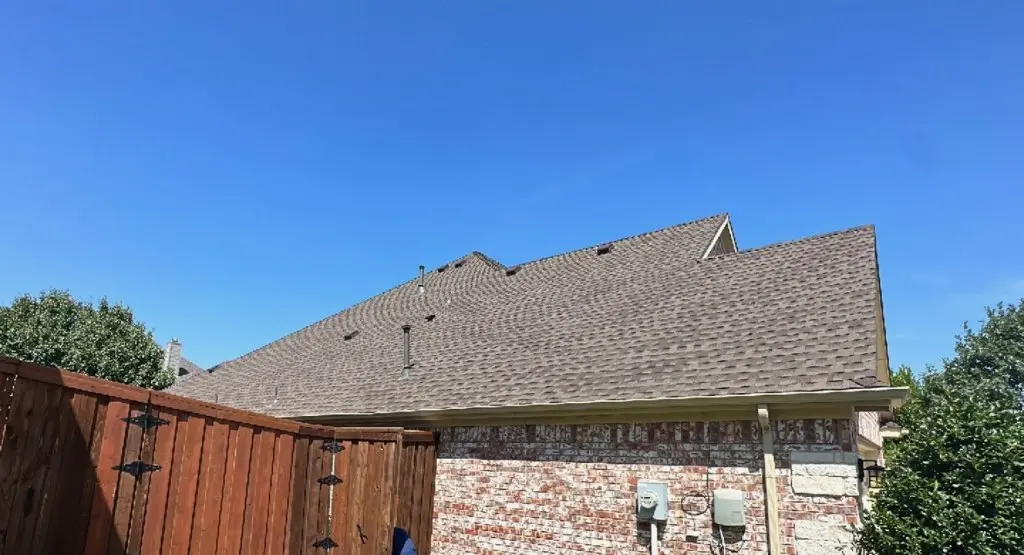 Completed roof replacement project in Traverse City